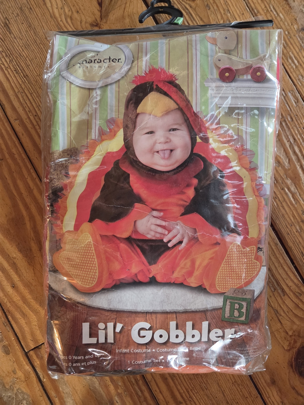 Lil' Gobbler Orange & Brown Infant Turkey Costume